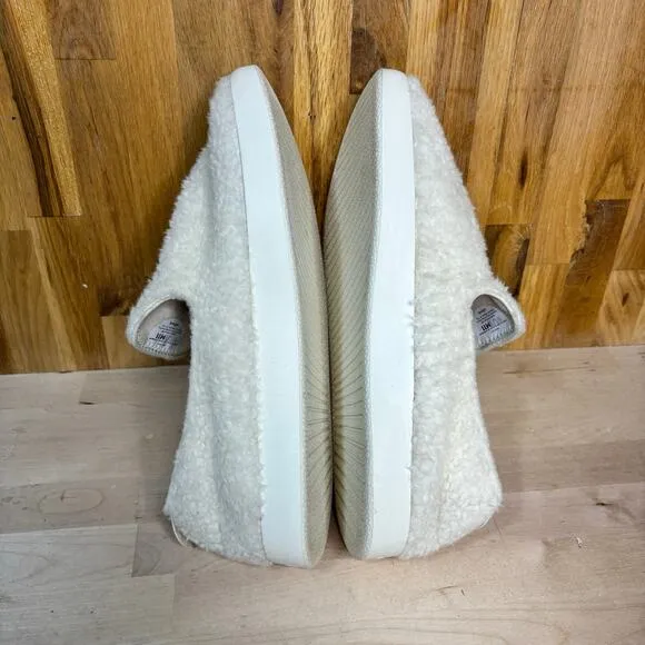 Allbirds Mens Cream Wool Lounger Fluffs Slip Ons 11