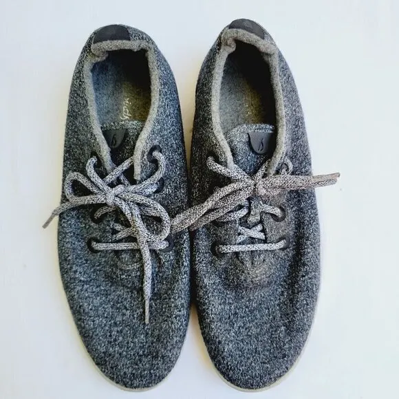 Allbirds Men's Natural Grey Wool Runners Lace-up Shoes - size 12