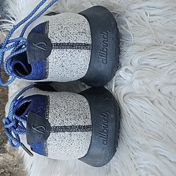 Allbirds Mens Wool Dasher Mizzle Low Blue Running Shoes Size 10.5