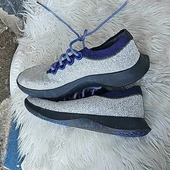 Allbirds Mens Wool Dasher Mizzle Low Blue Running Shoes Size 10.5