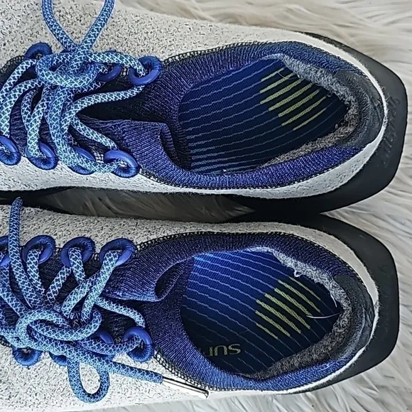 Allbirds Mens Wool Dasher Mizzle Low Blue Running Shoes Size 10.5