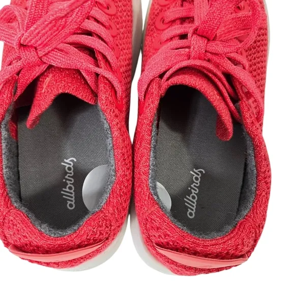 Allbirds Red Tree Skippers Lace Up Shoes