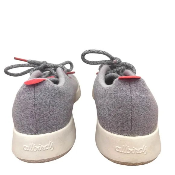 Allbirds Women's Light Grey / Blue Wool Running Shoes Size 8
