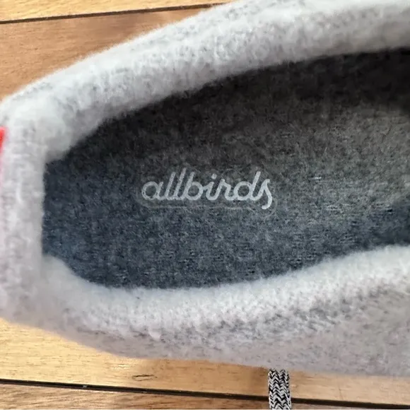 Allbirds Women's Light Grey / Blue Wool Running Shoes Size 8