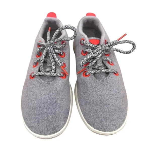 Allbirds Women's Light Grey / Blue Wool Running Shoes Size 8