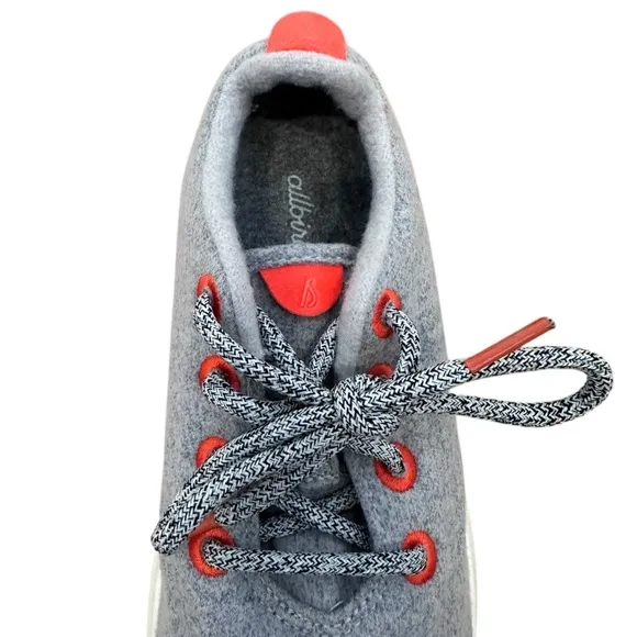 Allbirds Women's Light Grey / Blue Wool Running Shoes Size 8