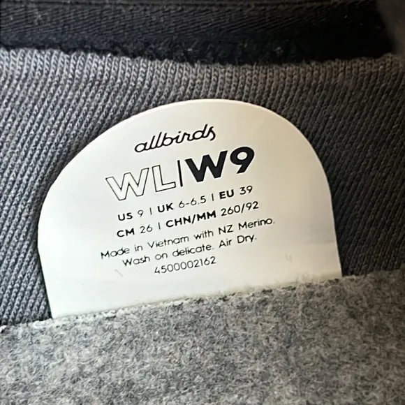 Allbirds Women's Wool Lounger Woven Shoes Size 9