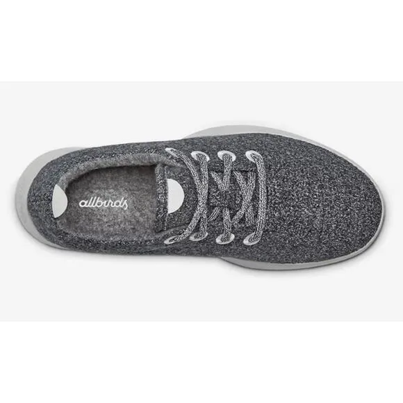 Allbirds Womens Wool Runners 0219 NV1 Gray Everday Sneakers Sz 8 Left Sz 9 Right