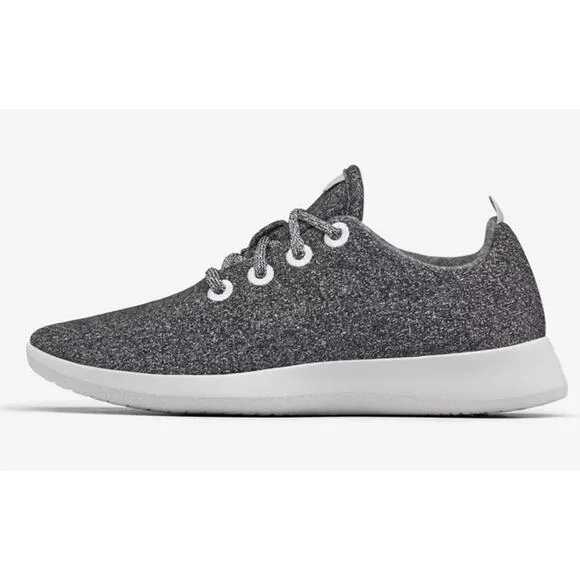 Allbirds Womens Wool Runners 0219 NV1 Gray Everday Sneakers Sz 8 Left Sz 9 Right