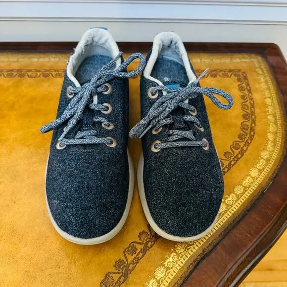 Allbirds Womens Wool Runners 0219 NV1 Gray Everday Sneakers Sz 8 Left Sz 9 Right