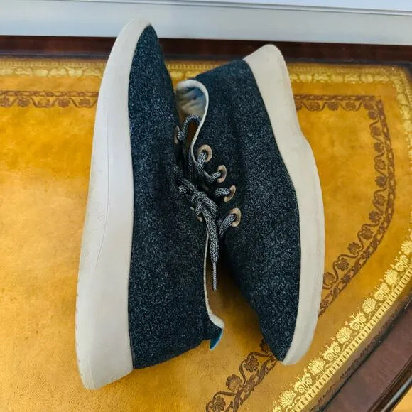 Allbirds Womens Wool Runners 0219 NV1 Gray Everday Sneakers Sz 8 Left Sz 9 Right