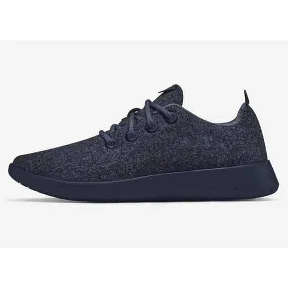 Allbirds Womens Wool Runners 0519 NV1 Gray Everday Sneakers Sz 8 Left Sz 9 Right