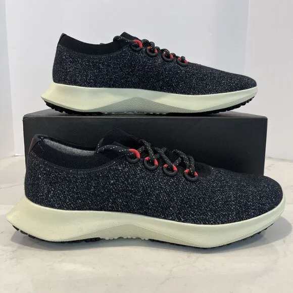 Allbirds Wool Dasher 2 Mizzle Running Shoes Sneakers Mens Sz 13.5 Dark Grey NWB