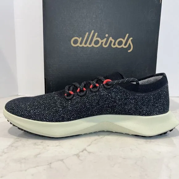 Allbirds Wool Dasher 2 Mizzle Running Shoes Sneakers Mens Sz 13.5 Dark Grey NWB