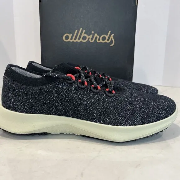Allbirds Wool Dasher 2 Mizzle Running Shoes Sneakers Mens Sz 13.5 Dark Grey NWB