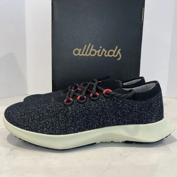 Allbirds Wool Dasher 2 Mizzle Running Shoes Sneakers Mens Sz 13.5 Dark Grey NWB