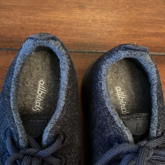 Allbirds Wool Runner Mizzle Navy Blue - size W9/UK 6-6.5/EU 39