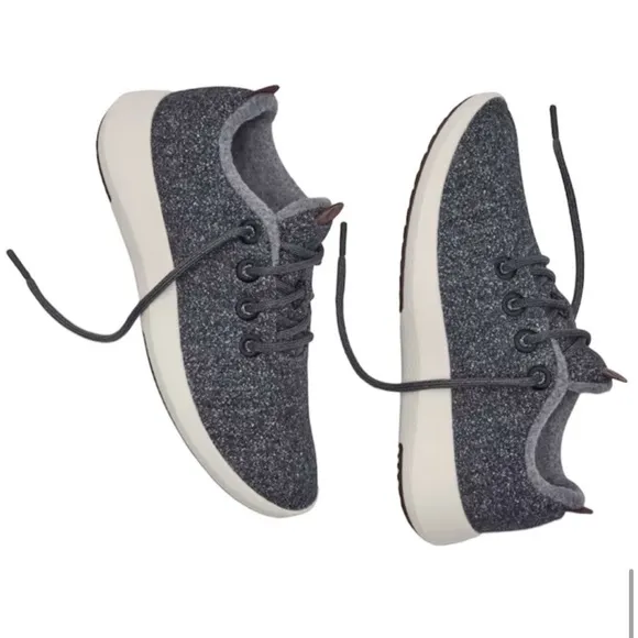 ALLBIRDS Wool Runner Mizzles Limited Edition Natural Grey Cream Sole Size 8