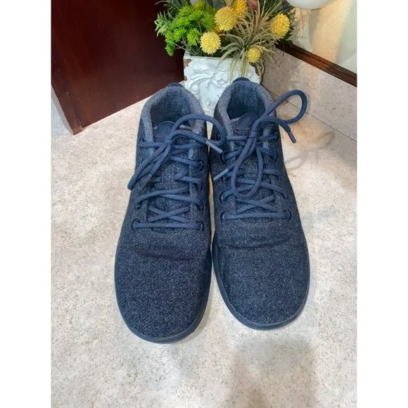 Allbirds Wool Runner Up Mizzles High Top Sneakers / Savanna Night / Mens 12
