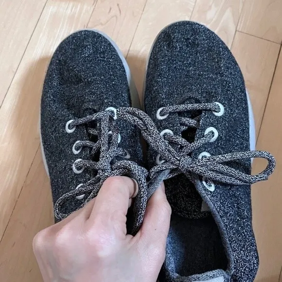 Allbirds Wool Runners in Heather Charcoal Grey 10
