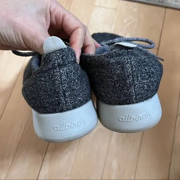 Allbirds Wool Runners in Heather Charcoal Grey 10