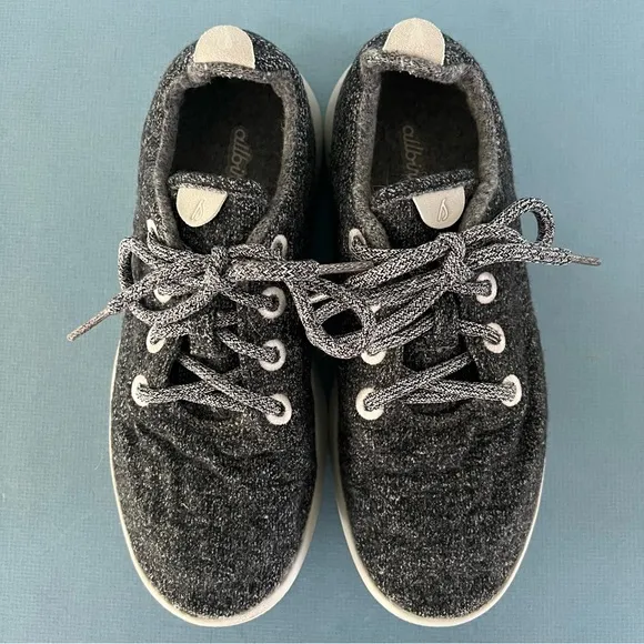 Allbirds Wool Runners Natural Grey Lace Up Sneakers