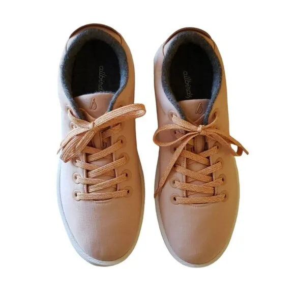 Allbirds WP Wool Piper Woven Women's Shoes Sneaker Lux Camel Blizzard Sole Sz 10