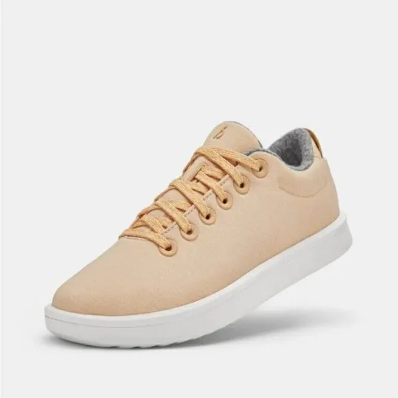 Allbirds WP Wool Piper Woven Women's Shoes Sneaker Lux Camel Blizzard Sole Sz 10