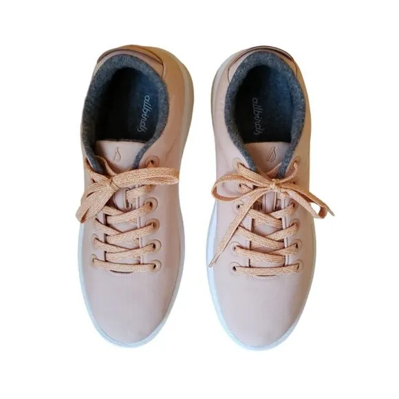 Allbirds WP Wool Piper Woven Women's Shoes Sneaker Lux Camel Blizzard Sole Sz 10