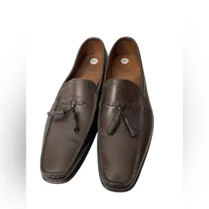 Allen Edmonds Men's Pomona Brown Leather Loafer Shoes Sz 11.5 $375 Try on Marks