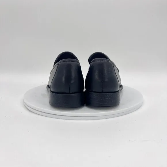 Allen Edmonds Seven Frontino Men Size 10B Black Leather Monkstrap Loafer Shoes