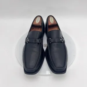 Allen Edmonds Seven Frontino Men Size 10B Black Leather Monkstrap Loafer Shoes