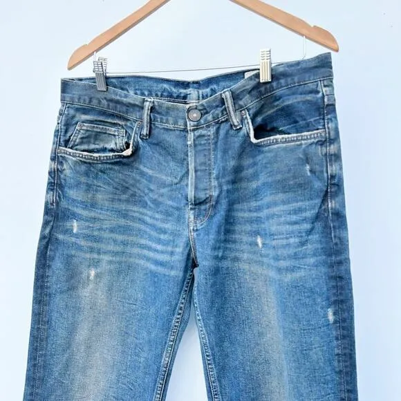 AllSaints Men’s Y2K Boot Cut Cowboy Western Denim Jeans 36 32