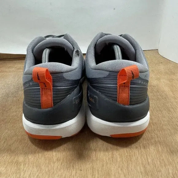 Altra Paradigm 5 Men's Size 11.5 Running Shoes Gray Orange AL0A4VQ0280