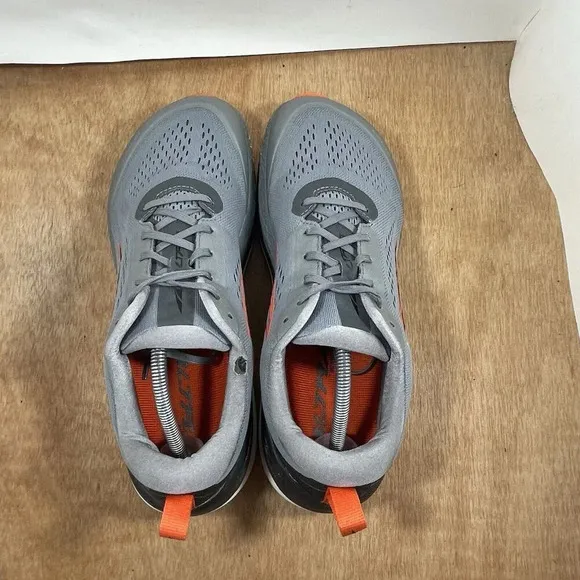 Altra Paradigm 5 Men's Size 11.5 Running Shoes Gray Orange AL0A4VQ0280
