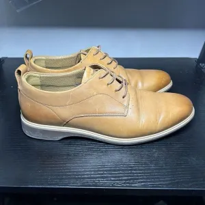 Amberjack Men's The Original Leather Dress Shoes Tan Size 10 Wide