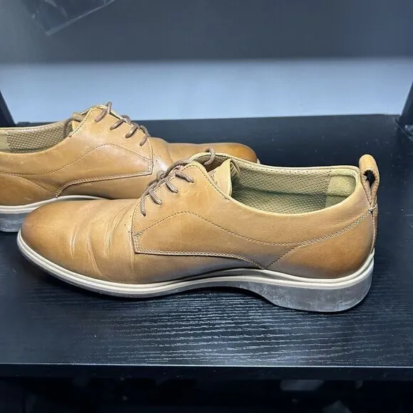 Amberjack Men's The Original Leather Dress Shoes Tan Size 10 Wide