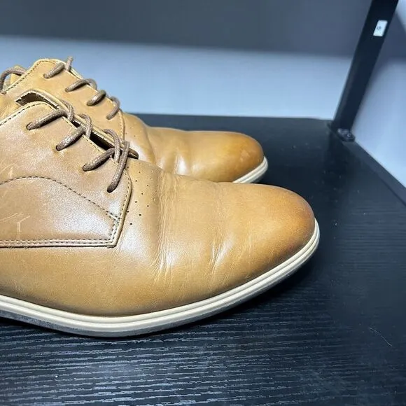 Amberjack Men's The Original Leather Dress Shoes Tan Size 10 Wide