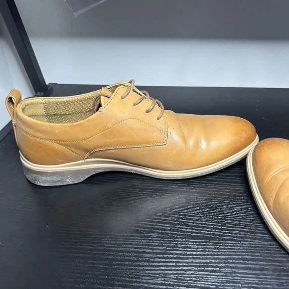 Amberjack Men's The Original Leather Dress Shoes Tan Size 10 Wide