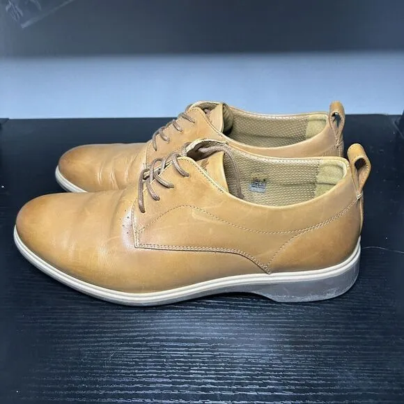 Amberjack Men's The Original Leather Dress Shoes Tan Size 10 Wide