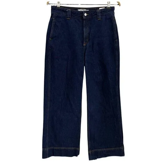 &amp; Other Stories Wide Leg Jeans - Paris Atelier Size 8 Dark Wash