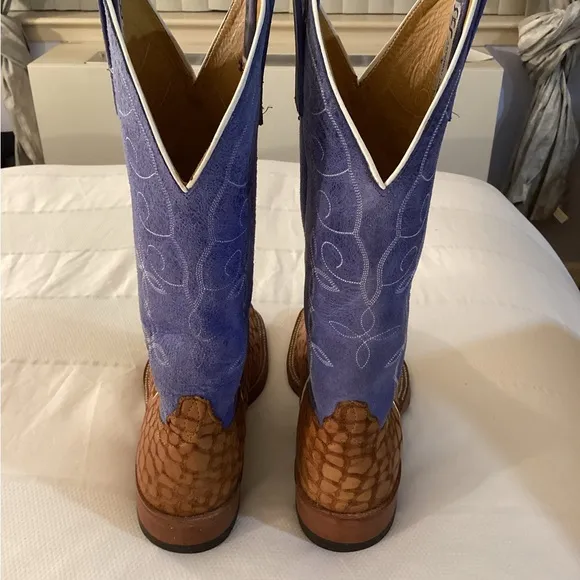 Anderson Bean Men’s Cognac Matte Big Bass Cowboy Boots