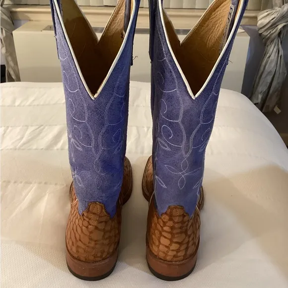 Anderson Bean Men’s Cognac Matte Big Bass Cowboy Boots