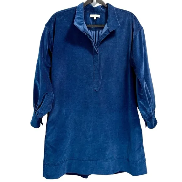 ANN MASHBURN ANAYA Popover Corduroy Dress