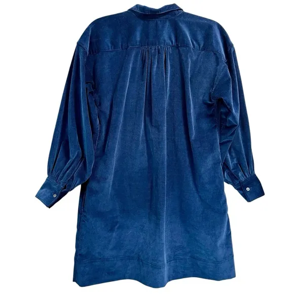ANN MASHBURN ANAYA Popover Corduroy Dress