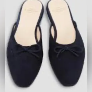 Ann Mashburn Joy Mule Black Suede Slip On Shoes Size 37