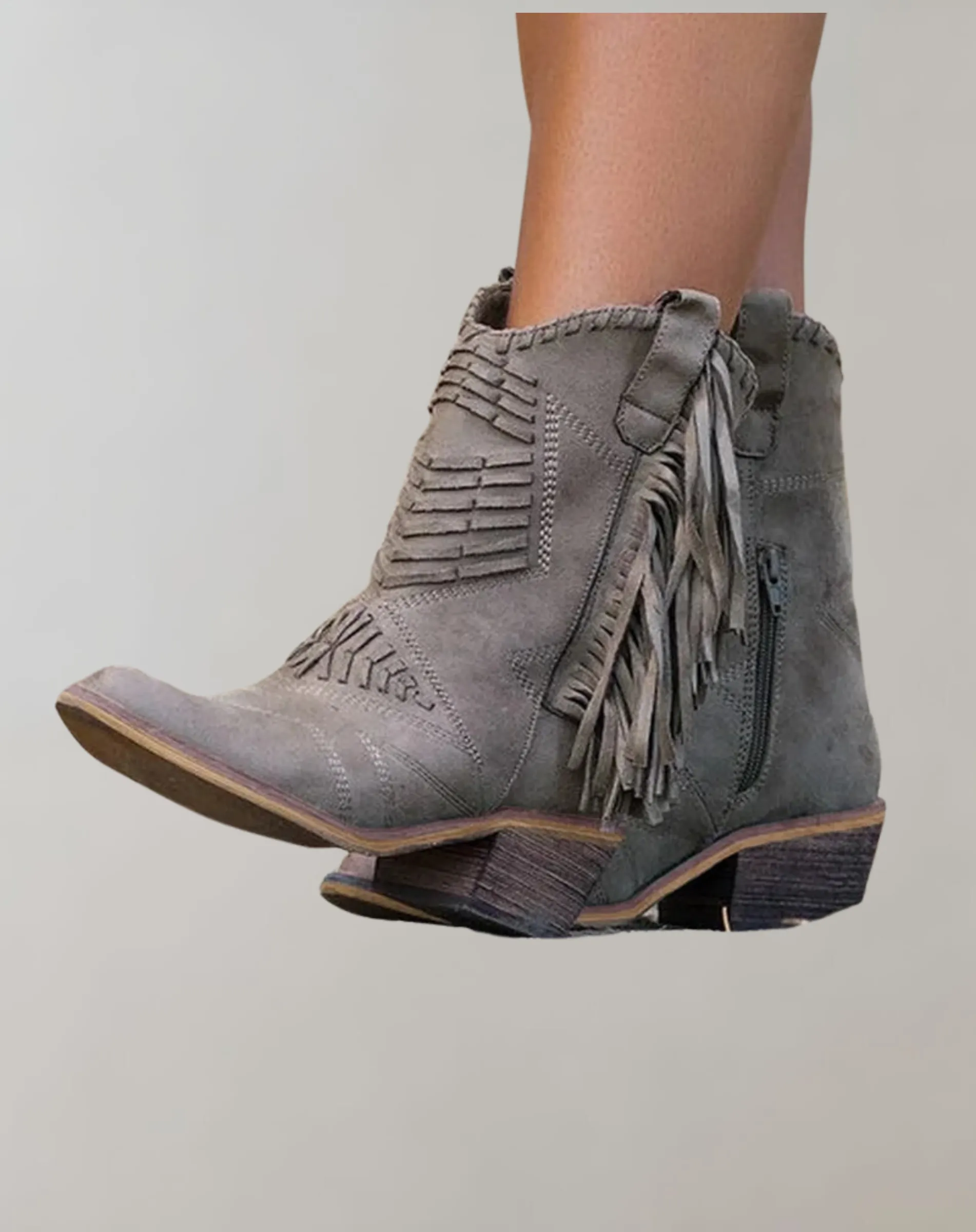 Annie - stilvolle schicke Fransenstiefel
