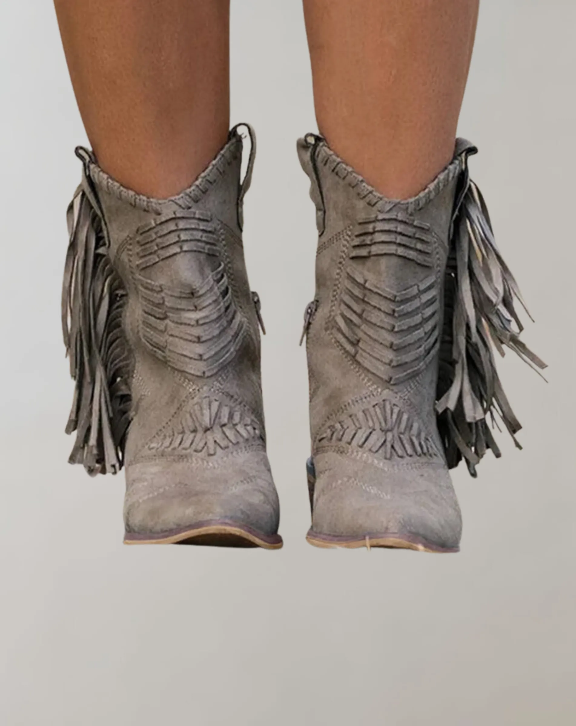 Annie - stilvolle schicke Fransenstiefel