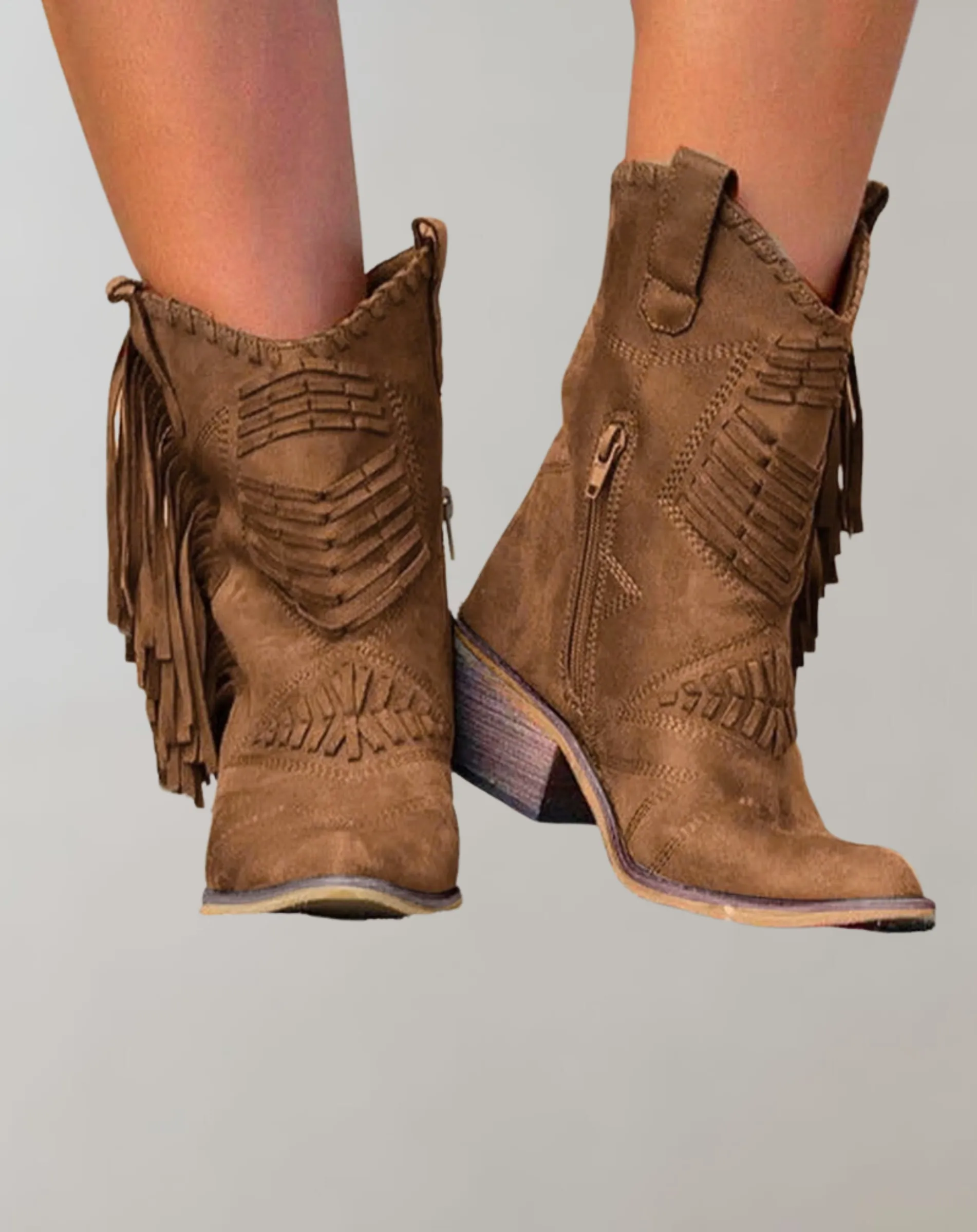 Annie - stilvolle schicke Fransenstiefel