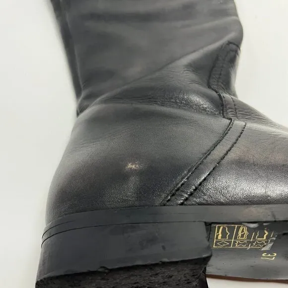 Anthropologie Miss Albright flat over-the-knee leather boots 37 women